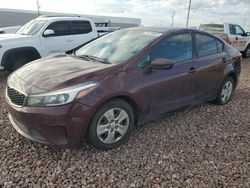 Vehiculos salvage en venta de Copart Phoenix, AZ: 2017 KIA Forte LX