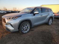 Salvage cars for sale at Rocky View County, AB auction: 2023 Toyota Highlander L