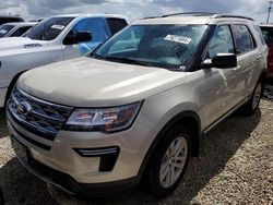 Salvage cars for sale at Arcadia, FL auction: 2018 Ford Explorer XLT