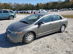 Vehiculos salvage en venta de Copart Charles City, VA: 2007 Honda Civic LX