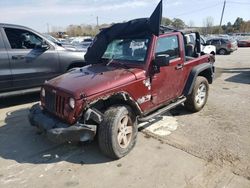 Jeep salvage cars for sale: 2008 Jeep Wrangler X