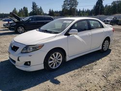 Salvage cars for sale at Graham, WA auction: 2010 Toyota Corolla Base