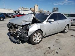 Salvage cars for sale at New Orleans, LA auction: 2008 Hyundai Sonata GLS