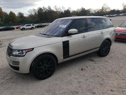 Salvage cars for sale at Madisonville, TN auction: 2017 Land Rover Range Rover HSE