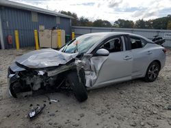 Nissan salvage cars for sale: 2021 Nissan Sentra SV