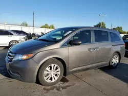 Salvage cars for sale at Littleton, CO auction: 2014 Honda Odyssey EXL