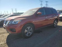 Salvage cars for sale at Elgin, IL auction: 2017 Nissan Pathfinder S