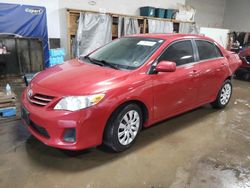 Toyota Corolla salvage cars for sale: 2013 Toyota Corolla Base