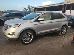 Salvage cars for sale at Riverview, FL auction: 2018 Ford Edge Titanium