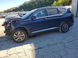 2020 Hyundai Santa FE SEL en venta en Hurricane, WV