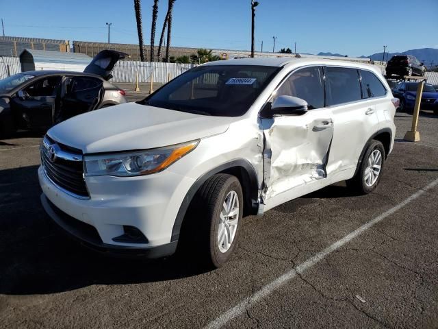 2016 Toyota Highlander LE