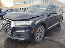 Audi Vehiculos salvage en venta: 2017 Audi Q7 Prestige