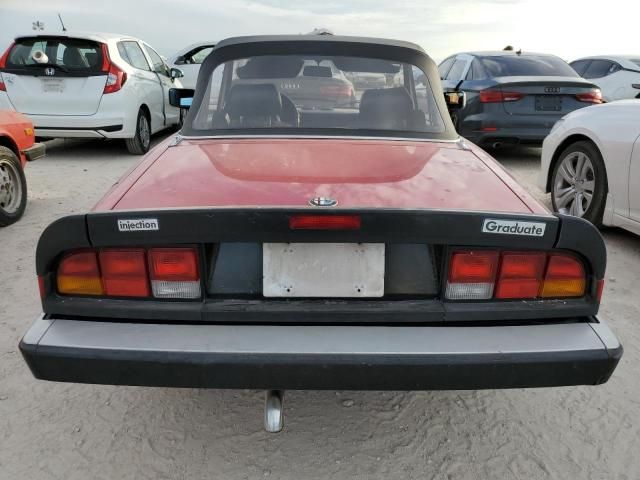 1986 Alfa Romeo Veloce 2000 Spider