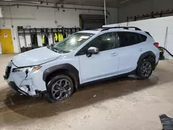 Subaru salvage cars for sale: 2022 Subaru Crosstrek Sport