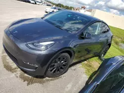 Salvage cars for sale at Riverview, FL auction: 2024 Tesla Model Y