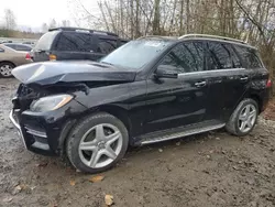 Mercedes-Benz salvage cars for sale: 2015 Mercedes-Benz ML 400 4matic