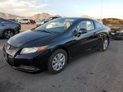 Salvage cars for sale from Copart North Las Vegas, NV: 2012 Honda Civic LX