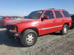 Salvage cars for sale at Sacramento, CA auction: 2002 GMC Yukon