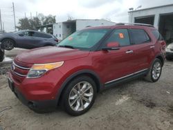 Salvage cars for sale at Tifton, GA auction: 2015 Ford Explorer Limited