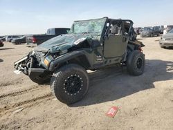 Salvage cars for sale at Amarillo, TX auction: 2005 Jeep Wrangler / TJ SE