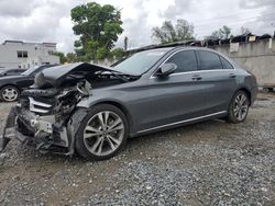 Mercedes-Benz salvage cars for sale: 2018 Mercedes-Benz C300