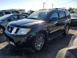 Salvage cars for sale at Chicago Heights, IL auction: 2010 Nissan Pathfinder S