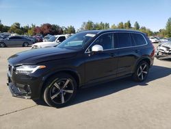 Salvage cars for sale at Woodburn, OR auction: 2019 Volvo XC90 T6 R-Design