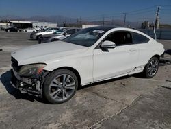 Salvage cars for sale at Sun Valley, CA auction: 2017 Mercedes-Benz C300