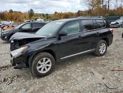 Salvage cars for sale at Candia, NH auction: 2013 Toyota Highlander Base