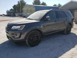 Ford Explorer xlt salvage cars for sale: 2017 Ford Explorer XLT