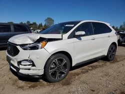 Salvage cars for sale at Elgin, IL auction: 2019 Ford Edge ST