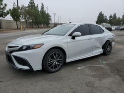 Salvage cars for sale from Copart Rancho Cucamonga, CA: 2022 Toyota Camry SE