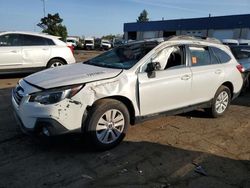 Subaru salvage cars for sale: 2018 Subaru Outback 2.5I Premium