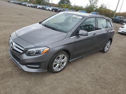 Salvage cars for sale from Copart Montreal Est, QC: 2018 Mercedes-Benz B 250 4matic