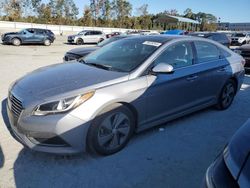 Salvage cars for sale at Spartanburg, SC auction: 2016 Hyundai Sonata Hybrid