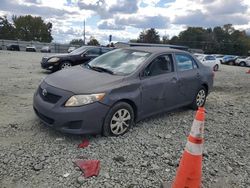 Toyota salvage cars for sale: 2009 Toyota Corolla Base