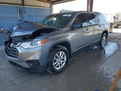 Chevrolet salvage cars for sale: 2019 Chevrolet Traverse LS