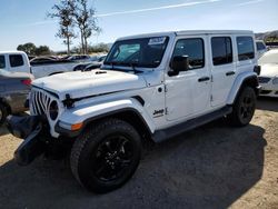 Salvage cars for sale at San Martin, CA auction: 2022 Jeep Wrangler Unlimited Sahara