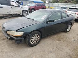 Salvage cars for sale at Wichita, KS auction: 2001 Honda Accord EX