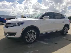 Carros dañados por inundaciones a la venta en subasta: 2018 Lincoln MKX Reserve