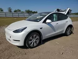 Salvage cars for sale at Houston, TX auction: 2022 Tesla Model Y