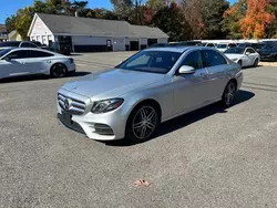 Salvage cars for sale at North Billerica, MA auction: 2017 Mercedes-Benz E 300 4matic