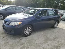 Toyota salvage cars for sale: 2013 Toyota Corolla Base