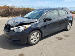 KIA salvage cars for sale: 2016 KIA Forte LX