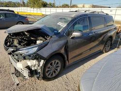 Toyota salvage cars for sale: 2022 Toyota Sienna XLE