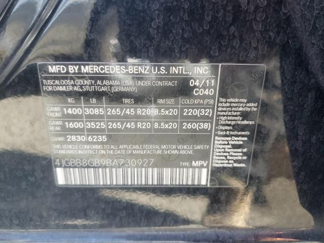 2011 Mercedes-Benz ML 350 4matic