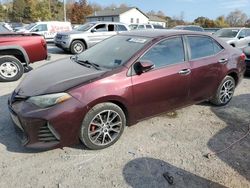 Salvage cars for sale at York Haven, PA auction: 2017 Toyota Corolla L