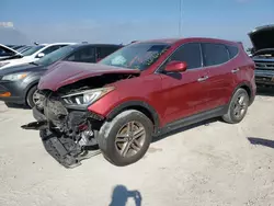 Salvage cars for sale at Arcadia, FL auction: 2017 Hyundai Santa FE Sport