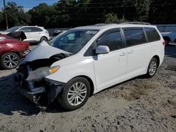 Toyota Vehiculos salvage en venta: 2012 Toyota Sienna XLE