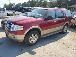 Salvage cars for sale at Savannah, GA auction: 2014 Ford Expedition XLT